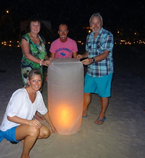 Mal gucken ob der Ballon uns Glück bringt 