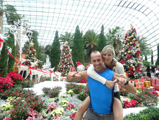 im Flower Dome des Gartens