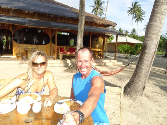 Frühstück am Strand