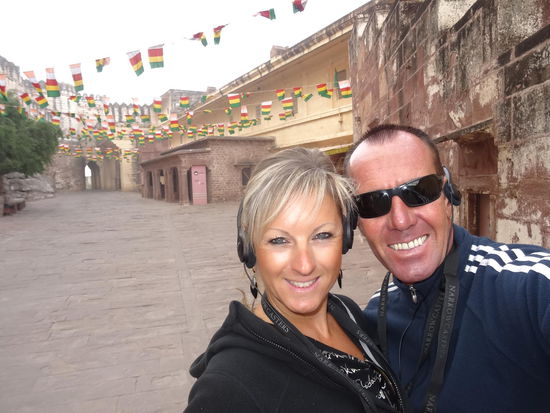 mit einem Audio Guide ging es durch die Geschichte der Festung 