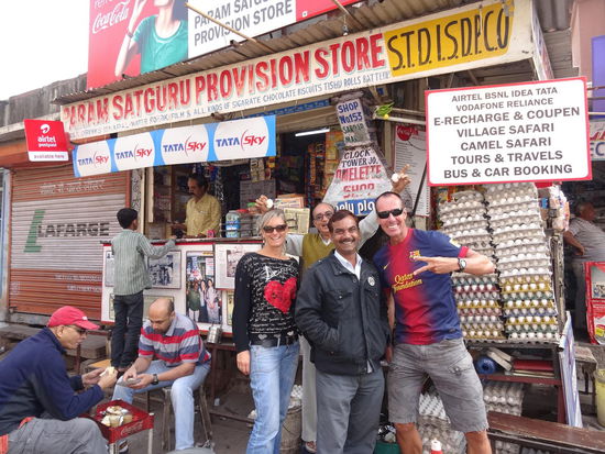 Der bekannte Omlette Stand in Jodhpur