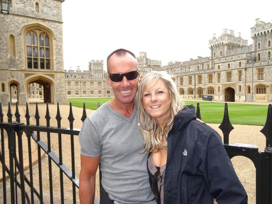 Der Innenhof von Windsor Castle