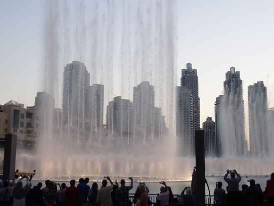 Wasserspiele am Kalifa