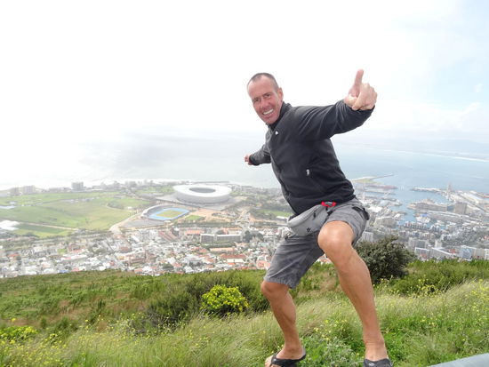 Und natürlich das WM Stadion von 2010! Das gab es bei unserem letzten Besuch noch nicht!