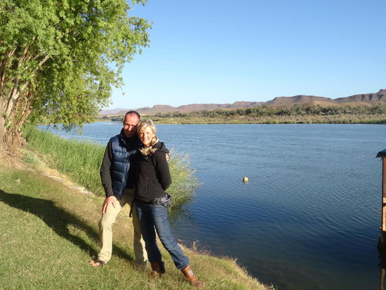 An der Grenze zu Namibia am Orange River - und endlich wird das Wetter besser