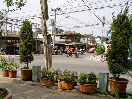 Chiang Mai - eine Kreuzung