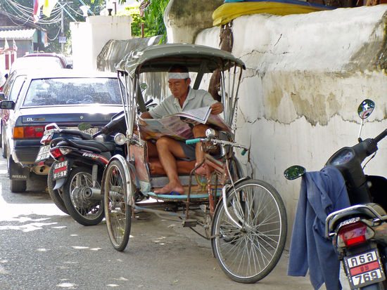 Chiang Mai - Fahrradtaxi, inzwischen selten geworden