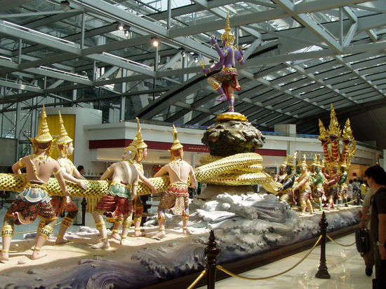 Bangkok - Suvanaphum,Abflughalle