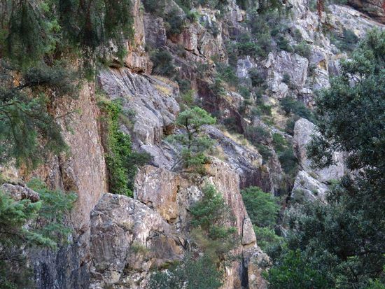 In der Spelunca-Schlucht