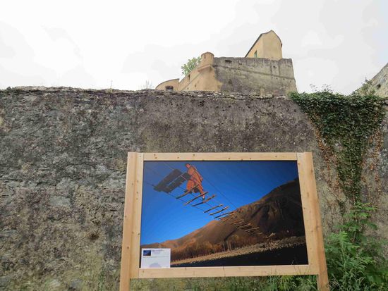 ein Blick nach Afghanistan in der Citadelle von Corte (solche Brücken haben wir zum Glück nicht erlebt)