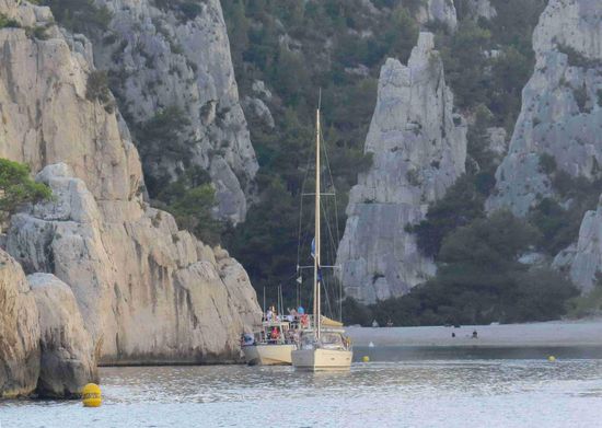 Eine der vielen Buchten der Calanques
