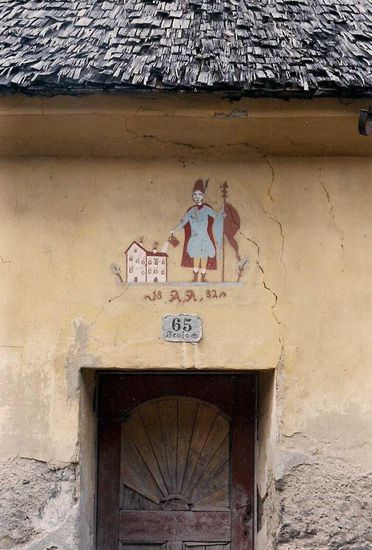 Alte Hausmalerei an der Mur