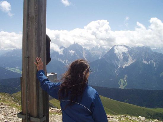 Osttirol: Blick auf die Hohen Tauern (Glocknergruppe)