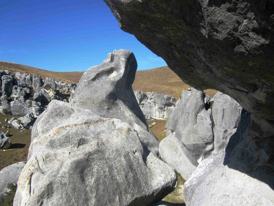 Boulder-Steine bei Castle Hill