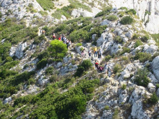 Wandergruppe (trifft man eher selten)