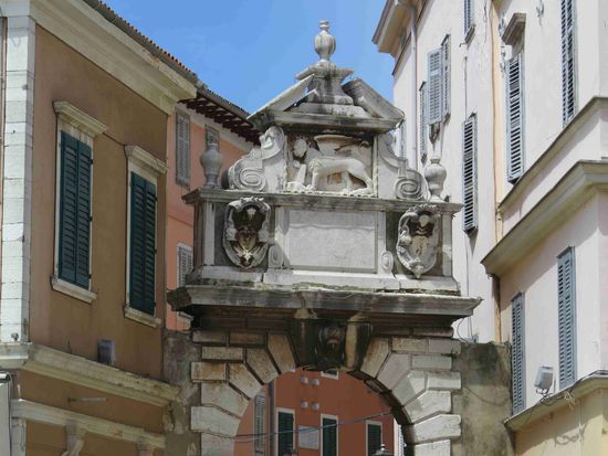 Stadttor in Rovinj
