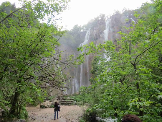 Wassserfälle an den unteren Seen