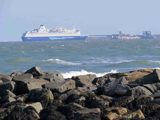 Irish Ferries im Hafen von Roslare