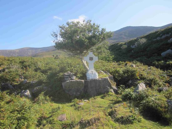 Kreuze markieren den Weg....