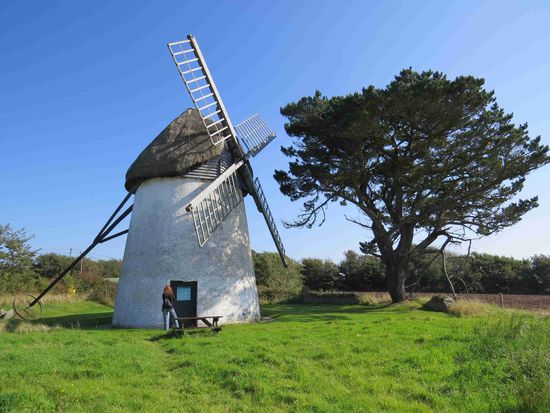 Sogar eine Windmühle gibt es bei Lady's Island