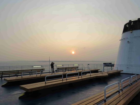 Irland und die Sonne verabschieden sich von uns...