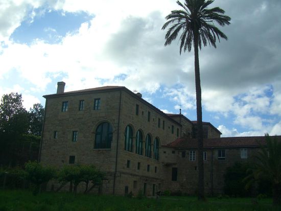 Kloster Herbon mit Dattelpalme - ein Geschenk aus Jerusalem.