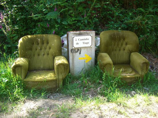 ...unerwartete Orte laden zur Rast ein...