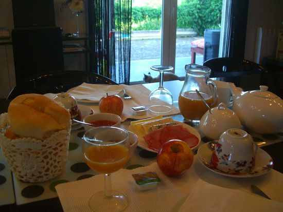 Frühstück am nächsten Tag! Das war definitv eine tolle Übernachtung.