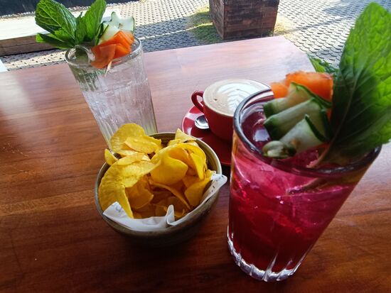 Anschießend kleines Päuschen.