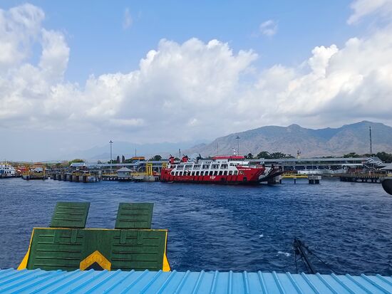 Ablegen in Gilimanuk.