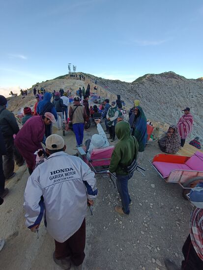 Die obere "Taxi"-Station.