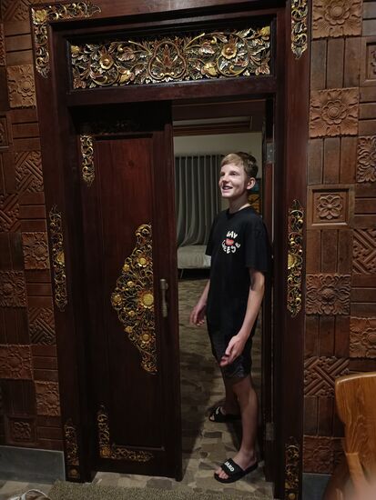 Und hier der (zeitweilige) Hausherr.