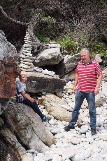 unser 17-Etagenbauwerk am Fuß des Aufstiegs zum Viewpoint