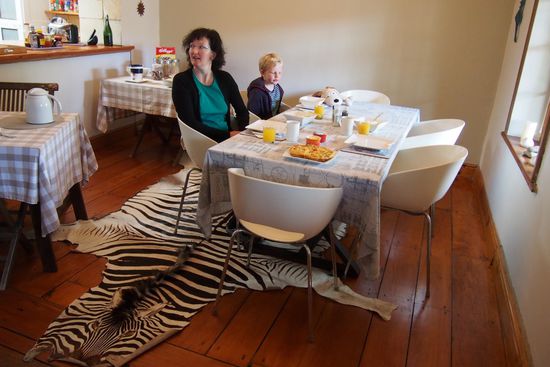 Frühstück bei Tessa und Friedel. Superlecker.