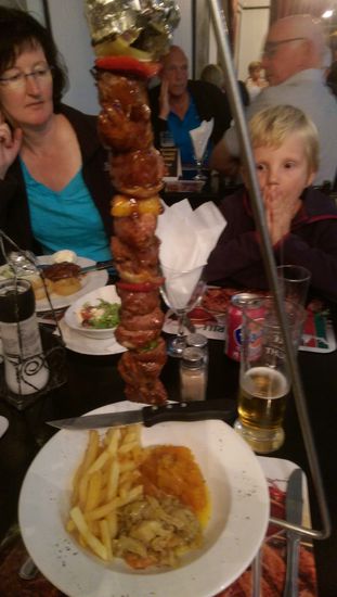 Mein Strauß wurde gehängt...