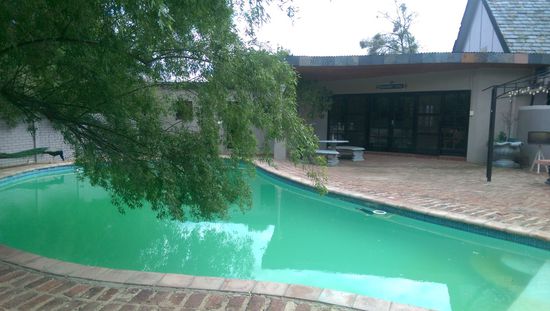 unsere Cottage am Pool