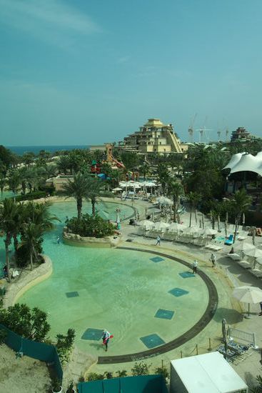 Der neben Atlantis liegende neue Wasserpark.