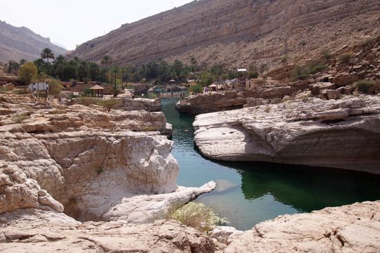 einfach atemberaubend schön dort - hier Blick von 3. Pool zurück zum 1. - die schöneste Badestelle liegt noch weiter oben.
