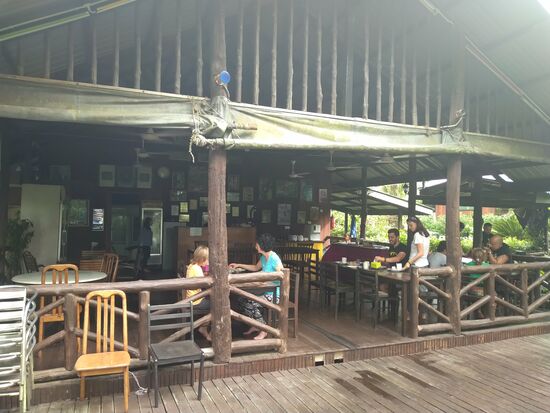 Die Unterkunft in Sepilok hatte deutlich mehr Flair..