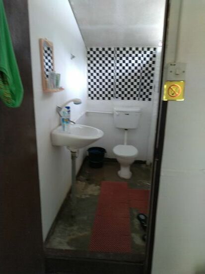 Das Bad in seiner Einfachheit kaum zu übertreffen.