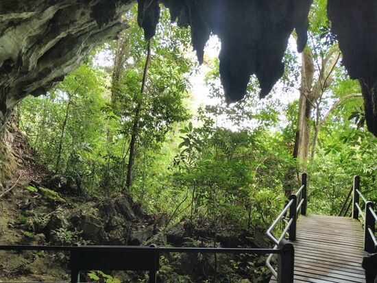 Ausblick aus der Cave of the wind