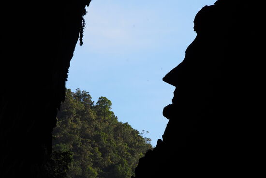Eine Felsenformation, die man Herrn Lincoln zuordnet....Ähnlichkeit ist vorhanden.