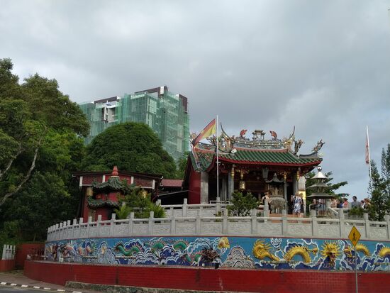 Ein schöner kleiner chinesischer Tempel