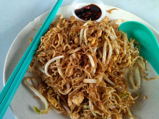 Essen war wirklich lecker: Fried kolo  mee.