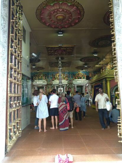 in einem indischen Tempel