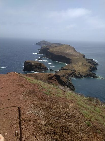 Vom Berg auf die restliche Halbinsel - der Natur vorbehalten.