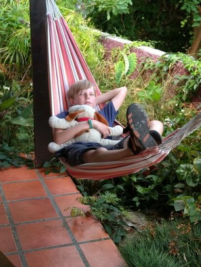 nochmal Hängematte...mit Doppelbelastung, Angie darf nicht fehlen, auch mit 12.