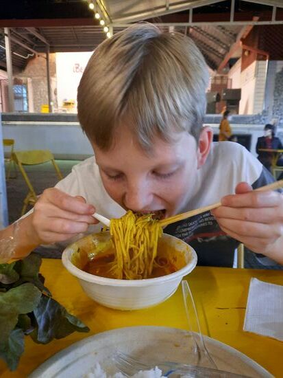 Sehr lecker und die beste Wahl des Abends...der Fisch war mäßig.