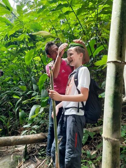 Die Krönung des Dschungelkönigs.