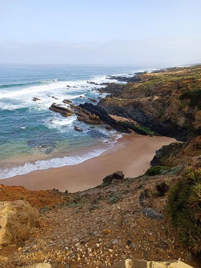 Kaum aus dem Ort raus, gab es schon grandiose Aussichten